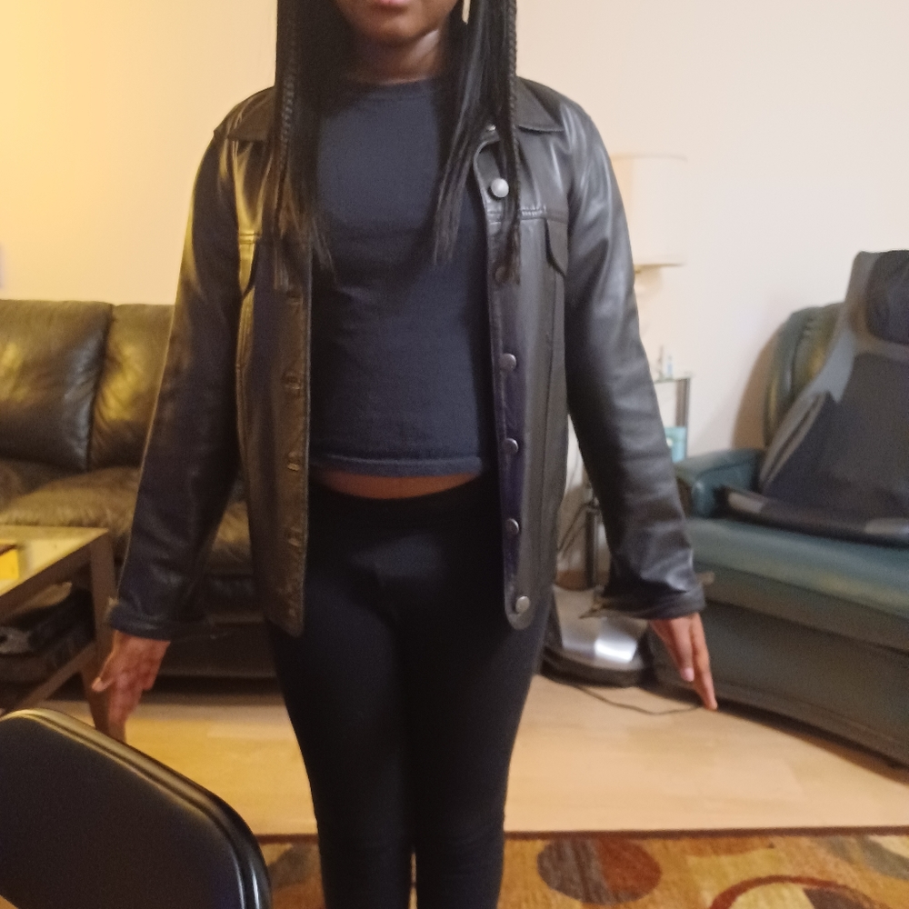 Gap Leather Jacket - image 5